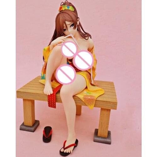 20cm Native FROG with You At The Fireworks Fuka Kirihara PVC Action Figure Japanese Anime Sexy Girl Model Toys Adult Figure Doll