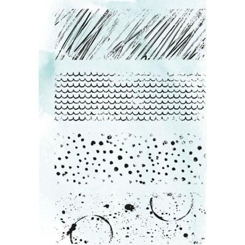 Background stamp Clear Stamp for Scrapbooking Transparent Silicone Rubber DIY Photo Album Decor 269