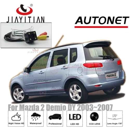 JiaYiTian rear view camera For Mazda 2 Demio DY 2002 2003 2004 2005~2007 CCD Night Vision backup camera Reverse parking camera