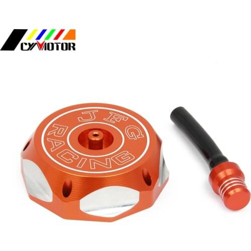 Motorcycle Refit CNC Aluminum Alloy Fuel Petrol Tank Cap Cover For KTM SX SXF EXC EGS MXC 85 125 200 250 300 350 380 400 440 450
