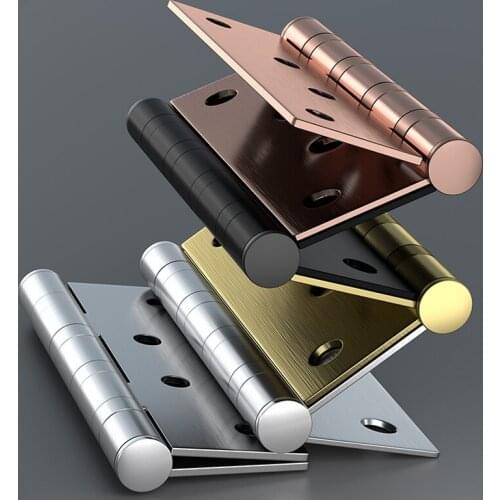 Hardware Stainless Steel Hinges Folding Butt Hinges Door DIY Craft Cupboard Furniture Hardware Durable Furniture Bookcase Hinges