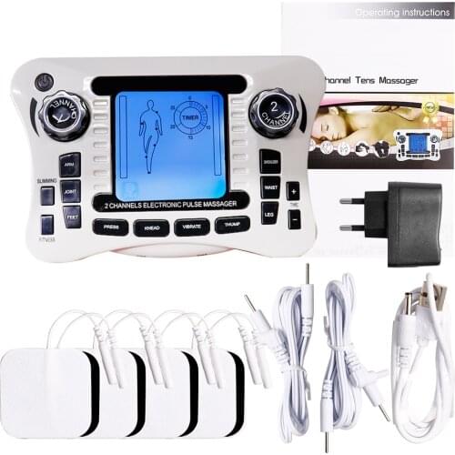 Mutipule Mode EMS Herald Tens Acupuncture Muscle Stimulator for Pain Relief Therapy Electronic Pulse Physiotherapy Device