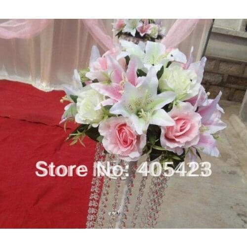 Low price/wedding Road lead/wedding decoration/ Including(lead frame, bead curtain) no have flower
