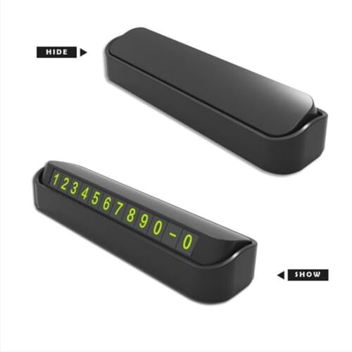 New Car Accessories Temporary Parking Card Phone Number Card for Kia Rio K2 K3 K4 K5 KX3 KX5 Cerato,Soul,Forte,Sportage Sorento