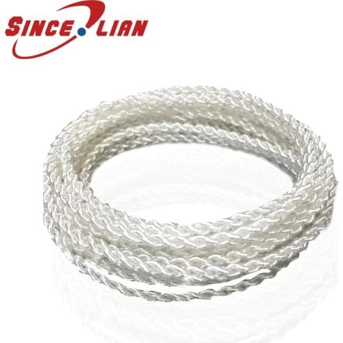 Single crystal copper wire 7N silver wire earphone upgrade wire DIY fever grade silver wire 4 strand weave 76 core cable