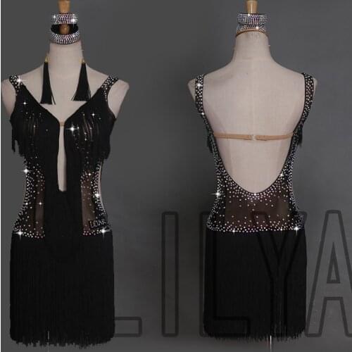 New Latin Dance Dress Competition Dress Costumes Skirt Performing Dress Adult Customize Children Red Matador Skirt Split Skirtes