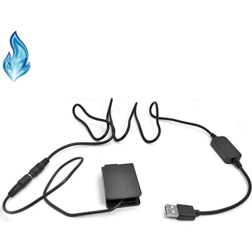 BLC12 Fake Battery DMW-DCC8 Plus Copper Core USB Cable for Panasonic GX8 FZ200 G7 G6 G5 GH2 G80 G85 Camera