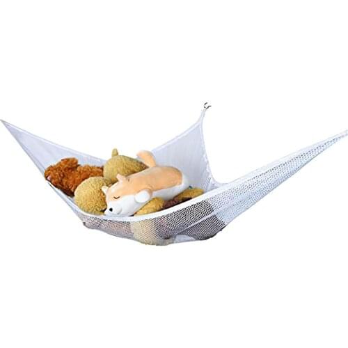 Mesh Toy Net Stuffed Animals Toy Storage Net Animal Hammock Stuffed Extra Large Jumbo Wall Sling Corner Mesh Nets for Kids Toys