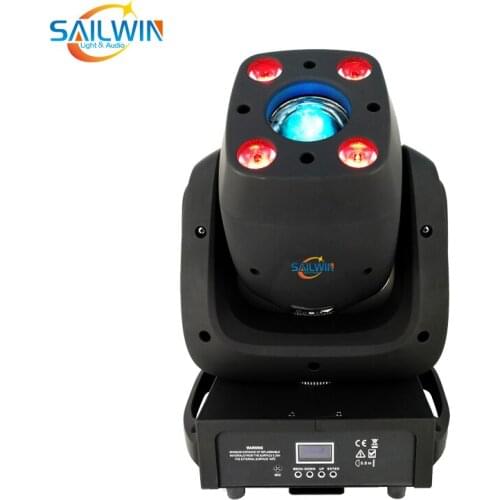 New Arrival 4*10W 4IN1 RGBW 100W LED Moving Head Wash Light Moving Head Spot Gobo Effect Lighting