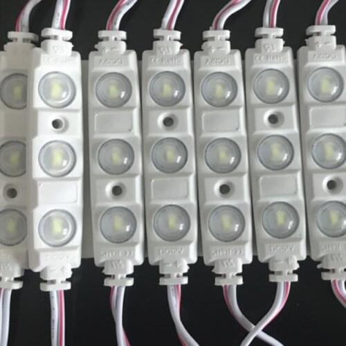 Injection LED Module 5730 3LEDs with Lens Super Bright IP65 Waterproof 5730 LED backlight modules Advertising Light box