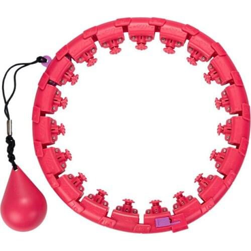 24-sections Detachable Splicing Waist Trainning sports Hoop Vibrato Hoop Training Not Fall Off Hoop Aggravated Circle