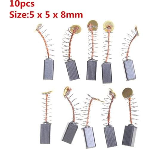 10pcs/lot Carbon Brush for Tool Accessories For Motor and Mini Grinder Motor Mini Drill Accessories Abrasive Tools