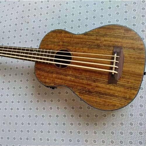 Handmade Hadean 35 inches Ukulele Bass all walnut wood 35“ Yukri Bass with EQ free shipping