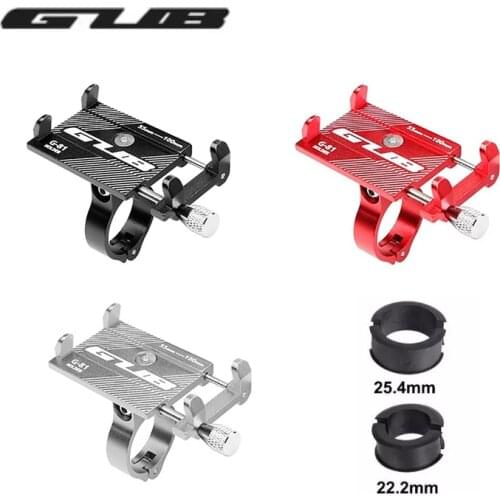 GUB G81 G85E Aluminum Bicycle Phone Holder For 3.5-6.2 inch G81 Smartphone Adjustable Support GPS Bike Phone Stand Mount Bracket