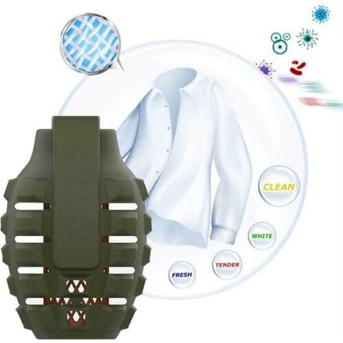 1PC Reusable Laundry Ball Grenade-shaped Laundry Ball Bomb-shaped Laundry Products Household Laundry Mashers Home Cleaning Tools