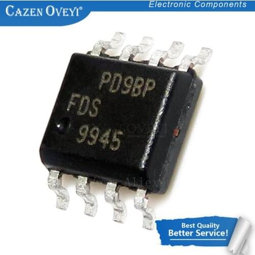 10pcs/lot FDS9945 LCD high-voltage MOS tube FDS9945N 9945N AO9945 SI9945 new original In Stock