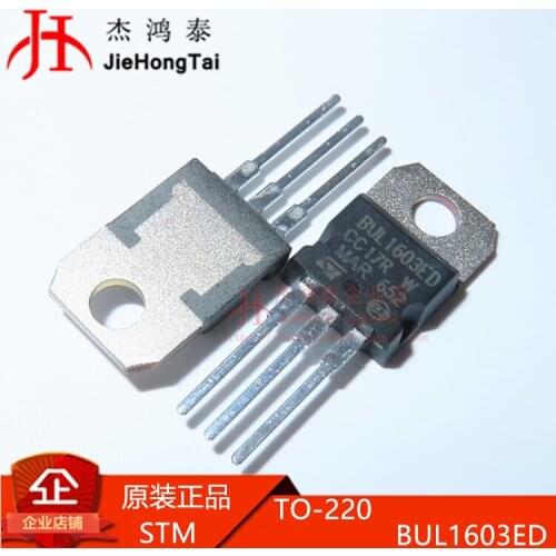 100% New&original BUL1603ED TO-220 GP BJT NPN 650V 3A In Stock