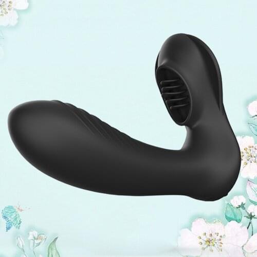 68UD 7 Vibration Modes Heating G Spot Vibrator Stimulator Licking Rechargeable Massage Adult Toy Sex for Couples Women