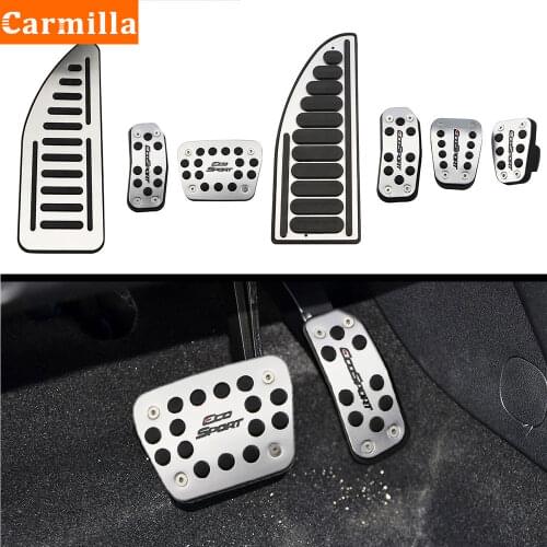Aluminium Alloy Car Pedals for Ford Ecosport 2018-2020 Car Inner Accelerator Pedal Gas Footrest Rest Brake Pedal Cover