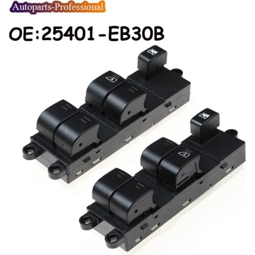 Car 25401-EB30B 25401EB30B 25401-JD001 For Nissan Navara D40 Qashqai Pathfinder 04-16 Master Electric Window Switch