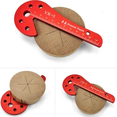 Woodworking Center Scriber 45 and 90 Degrees Right Angle Scribing Gauge Carpentry Mortise Positioning and Marking Ruler