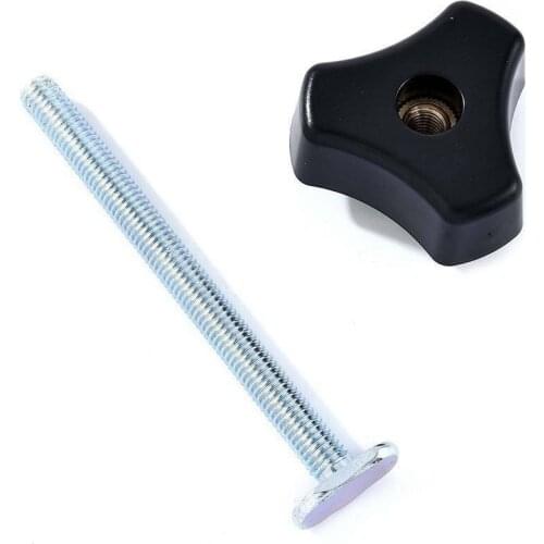 Woodworking T Track Slider T Screw Nut Saw Table Acting Hold Down Clamp For T-slot T-track Wood Work Diy Tools#y30