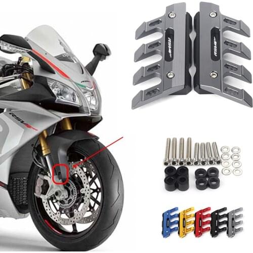 For Aprilia RSV4 RF RSV4-RF Motorcycle Accessories Mudguard Side Protection Block Front Fender Side Anti-Fall Slider