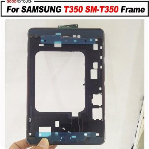 For Samsung Galaxy Tab A SM-T350 T350 LCD Front Bezel Frame Middle Housing Plate Repair Parts Replacement