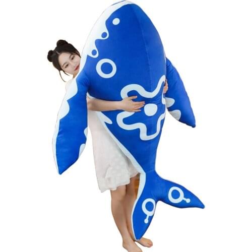 Dorimytrader New 140cm Jumbo Plush Soft Animal Fish Toy Stuffed Giant 55'' Cartoon Carp Pillow Baby Gift Free Shipping DY61216