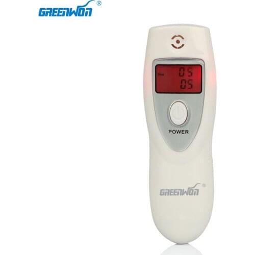 GRENWON Mini gift breath alcometer with digital lcd display inhaler alcoholmeters alcohol tester breathalyzer