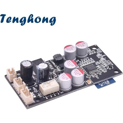 Tenghong Bluetooth Audio Decoder Board PCM5102A 5.0 DAC Audio Receiver Decoding Module For Amplifier Preamp Modification DC5-42V