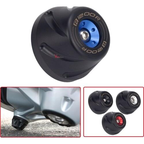 R1200R Motorcycle Accessories Wheel protection motorbike crash pad For BMW R1200 R 2005-2014 R 1200 R LC motocross frame sliders