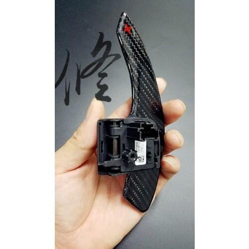 Fit for Cadillac XT5/CT6/ATSL carbon fiber paddle shift paddle knob