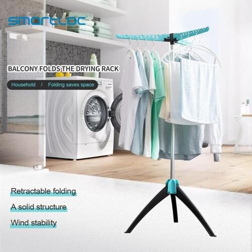 Smartloc Foldable Clothes Rack Coat Rack Clothing Rack Bedroom Furniture Clothing Drying Racks Clothes Hanger Stand Furniture