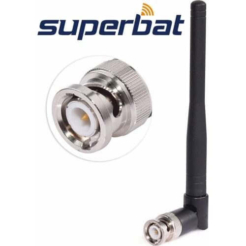 Superbat 3dBi 433Mhz Omnidirectional Antenna Tilt-and-Swivel BNC Plug Connector for Ham Radio