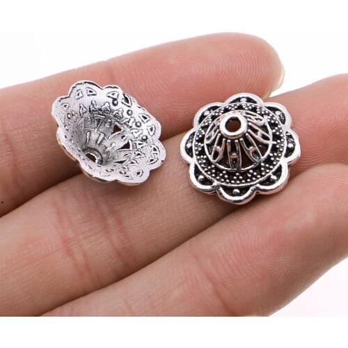 WYSIWYG 10pcs 18x18x8mm Bead Caps For Jewelry Making DIY Beads Caps Jewelry Finding Jewelry Accessories