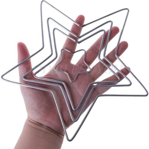 Star Metal Dream Catcher Dreamcatcher Ring Macrame Craft Hoop DIY Accessories Drop Shipping