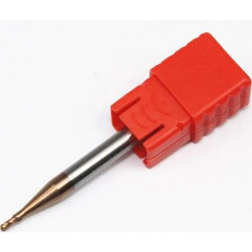 1PC HRC55 2F R0.75 D1.5X3LXD4X50L ball end mill tungsten carbide solid carbide coating CNC milling cutter cone ball end milling