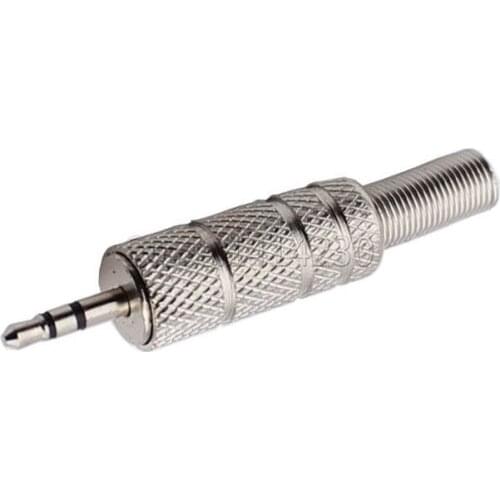 10Pcs 2.5MM Metal Stereo Audio Plug 2.5 Dual Encoding Audio Plug 2.5mm Stereo Plug