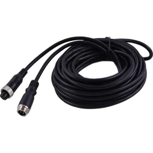 20M 25M 4 pin Female to Male Aviation Cable Vehicle CCTV Camera Waterproof Extension Cable