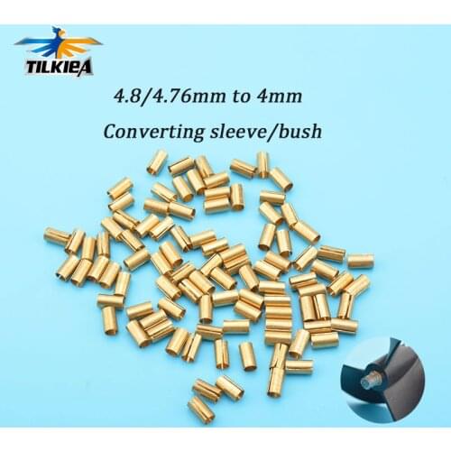 5pcs Rc Boat Copper 4.8mm/4.76mm to 4mm Converting sleeve/bush for Diameter 4.8/4.76mm prop(screw) 4mm Shaft Housing