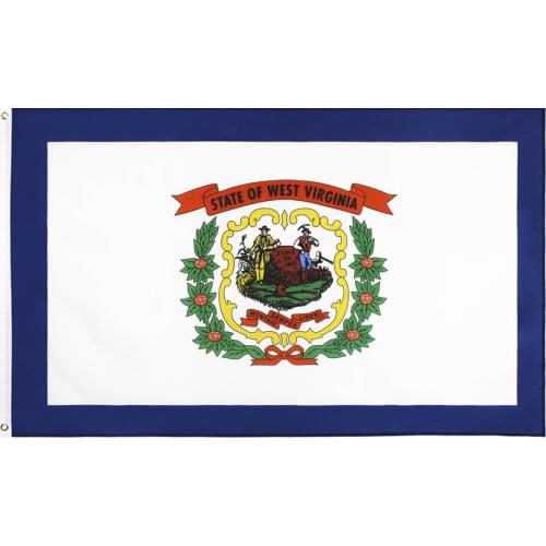 90x150cm us usa state west virginia flag