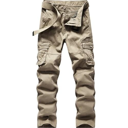 Cargo pants mens casual Working pants fashion pantalon homme streetwear trousers 2020 new outdoor work pants Multi pockets S~4XL