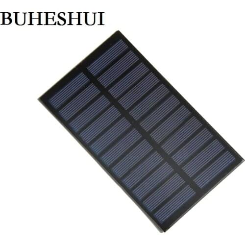 BUHESHUI 2pcs 1.6W 5.5V Mini Solar Cell Polycrystalline Solar Panel DIY Solar Charger 150*86*3mm Education Kits Free Shipping