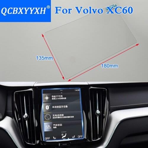 For Volvo XC60 XC90 V40 S90 S60 V60 Car Styling GPS Navigation Screen Glass Protective Film Dashboard Display Protective Film