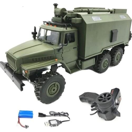 Newset WPL B-36 B36 RC Truck 1:16 simulation full-size 6wheel drive Soviet Ural military truck model off-road Remote Control Car