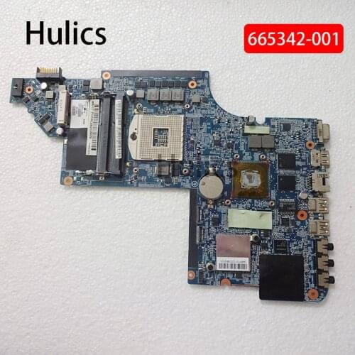 Hulics Original For HP laptop mainboard 665342 fit for 665342-001 DV6-6000 laptop motherboard