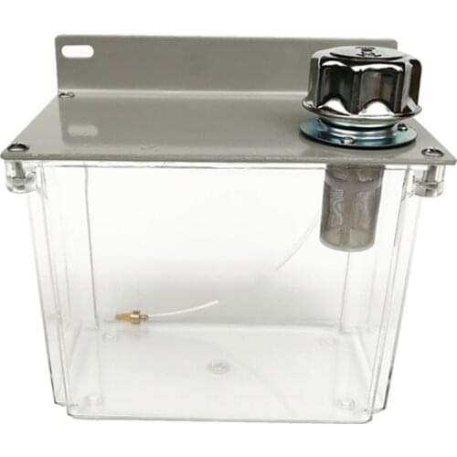 3L CNC Lubrication Water Box With Filter Lathe Milling Drill Engraving Machine Oil Tank 304 Stainless Steel Cover Outlet 4MM