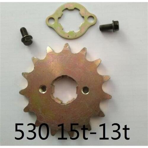 ATVS ATV UTV quad buggy GY6 - B2 150CC 200CC sprocket 13T - 15T 25mm for 530 chain 4X4 go kart gokart karting moto bike parts