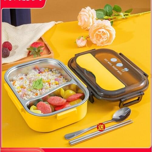 Stainless Steel Lunch Box Portable Creative Camping Accessories Lunch Box Snack Food Storage Lancheira Kitchen Supplies DI50FH